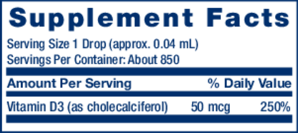 Liquid Vitamin D3 2000IU