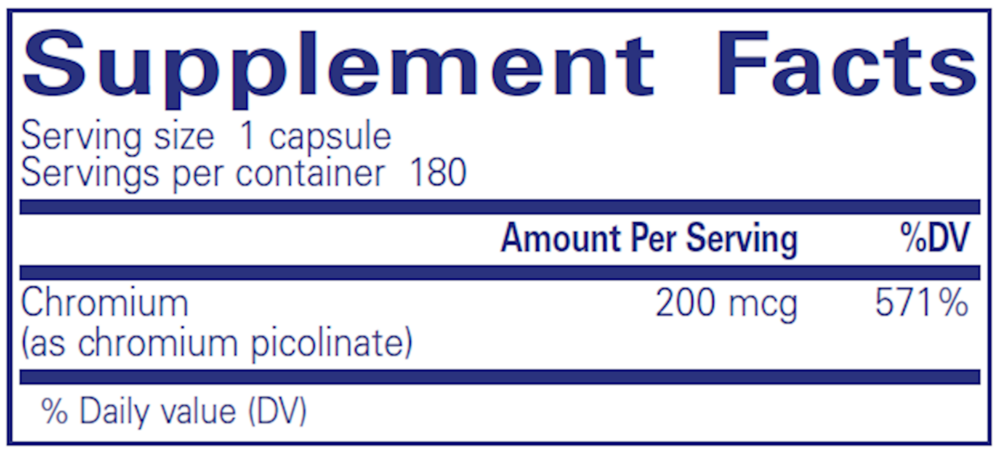 Chromium (Picolinate) 200mcg