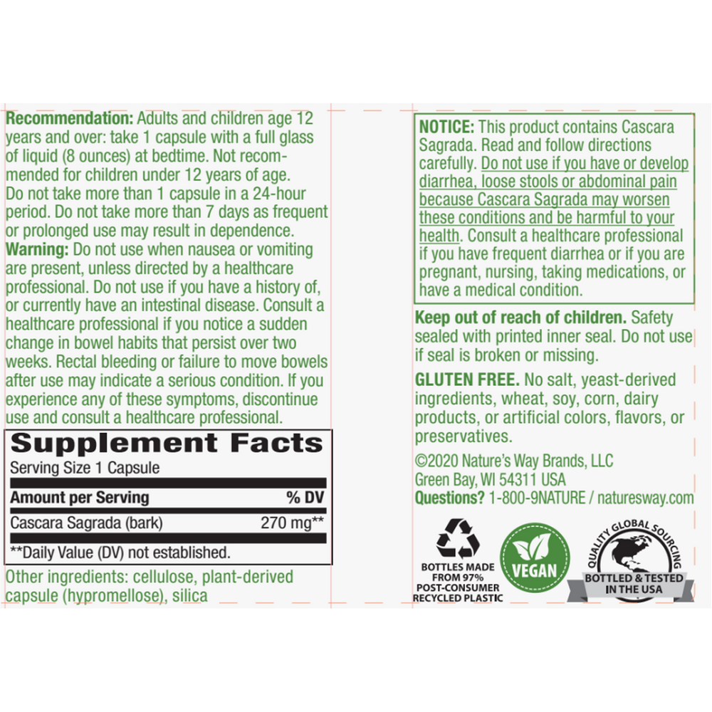 Cascara Sagrada Bark