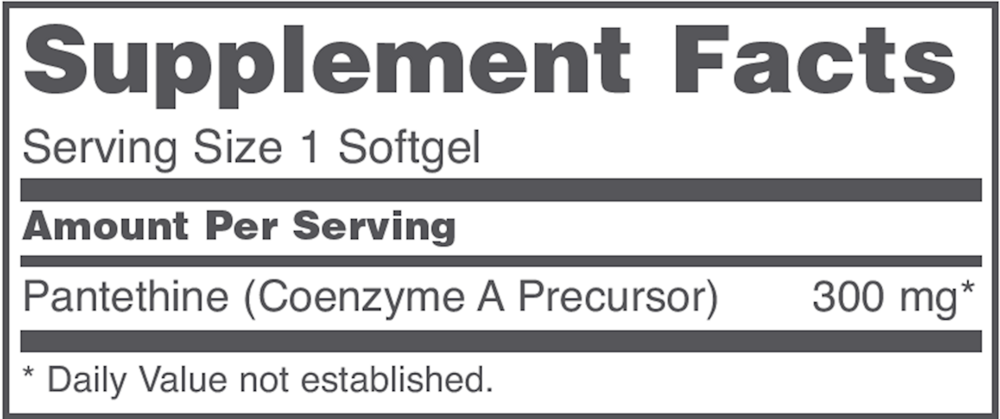 Pantethine 300mg