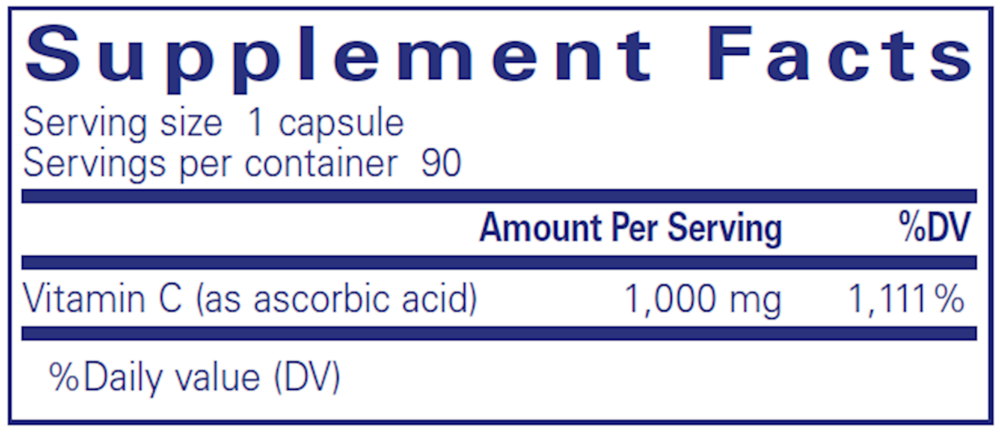 Ascorbic Acid capsules