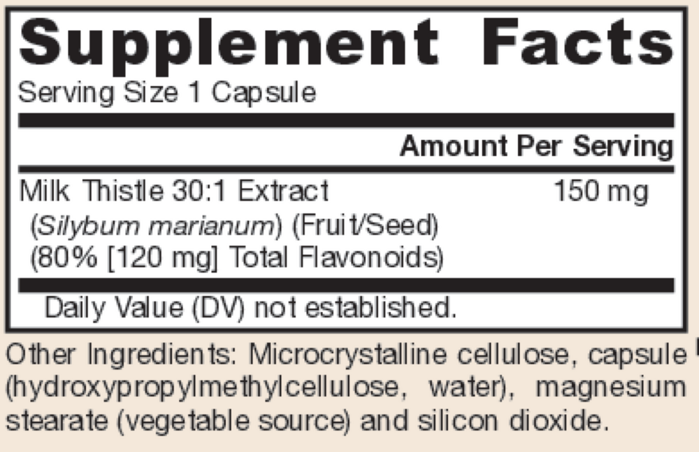 Milk Thistle 150mg