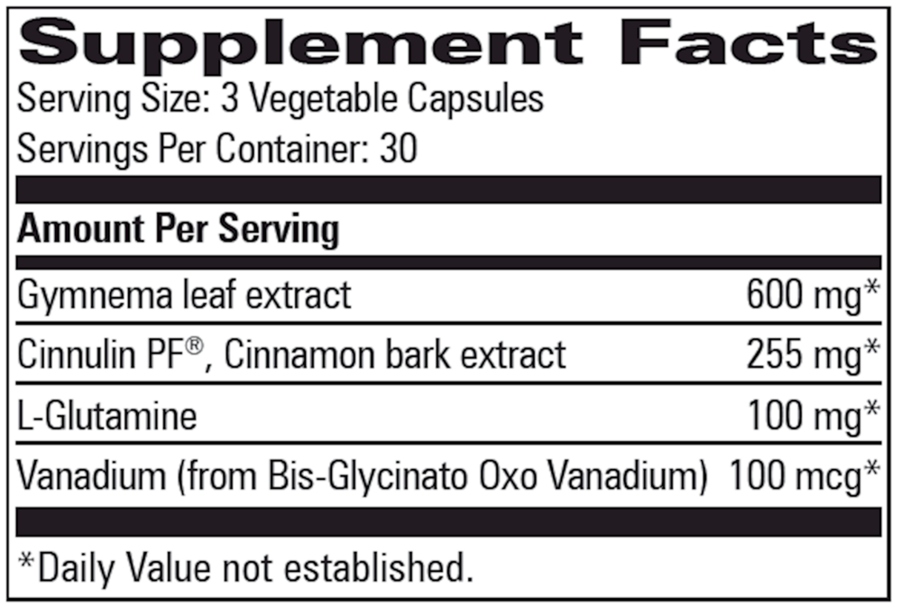 Vanadium Complex w/ Cinnulin PF