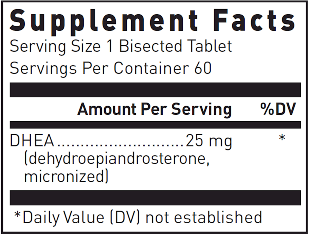 DHEA 25mg (Dissolvable Tablet)