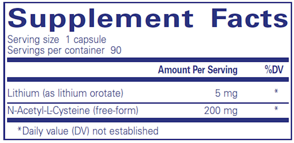 Lithium (Orotate) 5mg