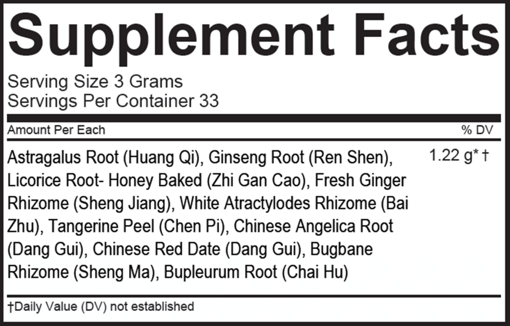 Bu Zhong Yi Qi Tang (Tonifly the Middle