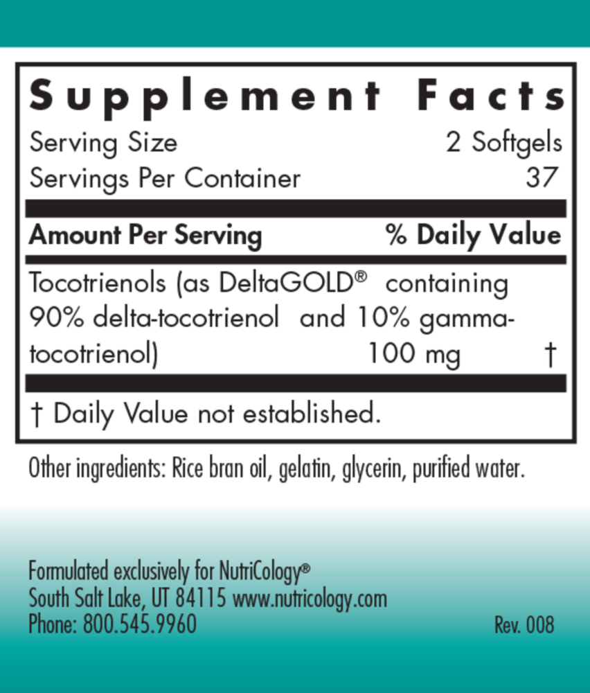 Delta-Fraction Tocotrienols