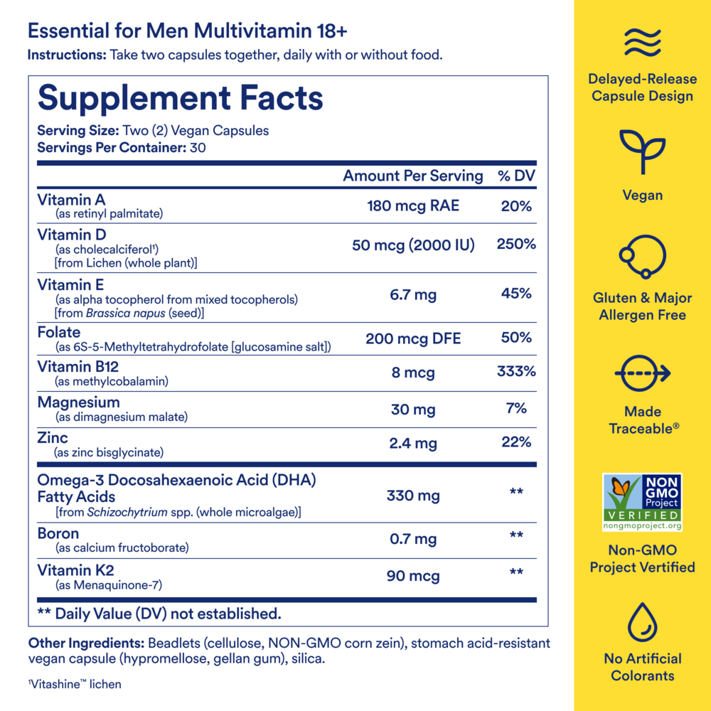 Essential for Men Multivitamin 18+