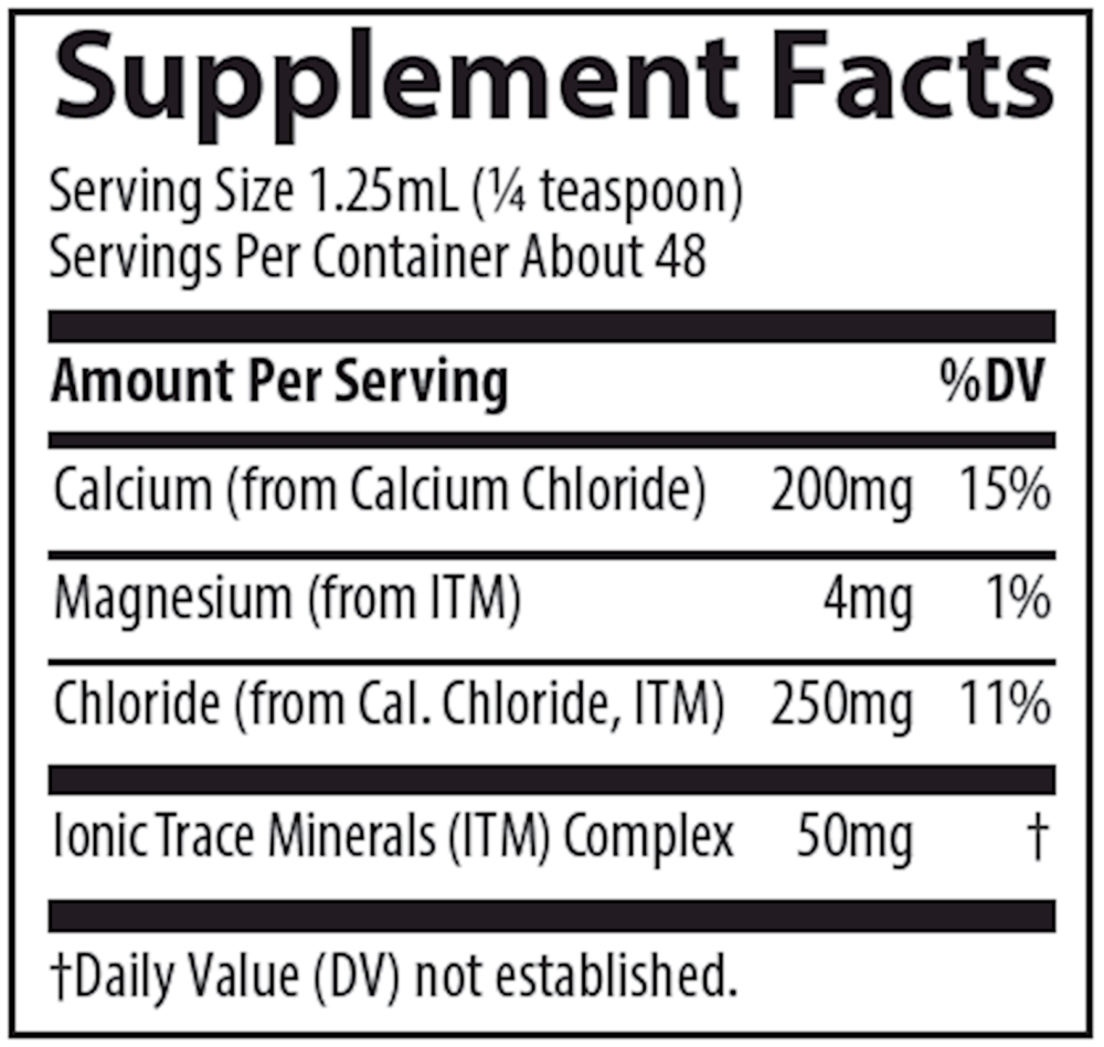 Liquid Ionic Calcium