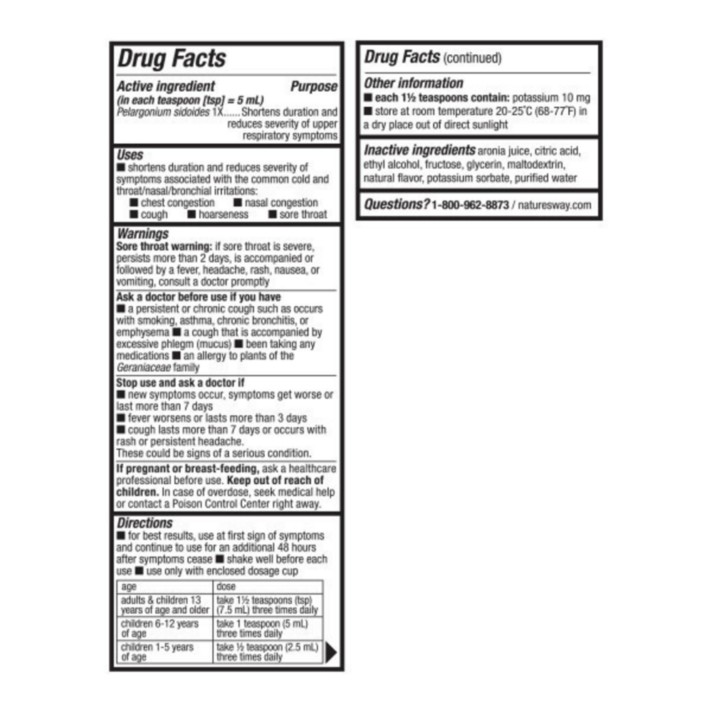 Umcka ColdCare Kids Syrup Cherry