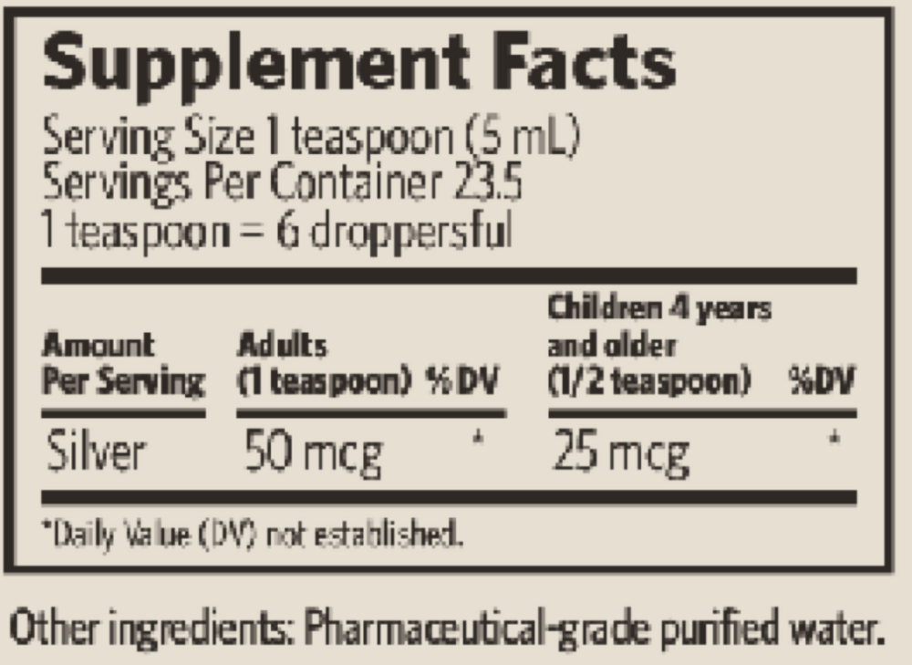 Bio-Active Silver Hydrosol Immune Dropper