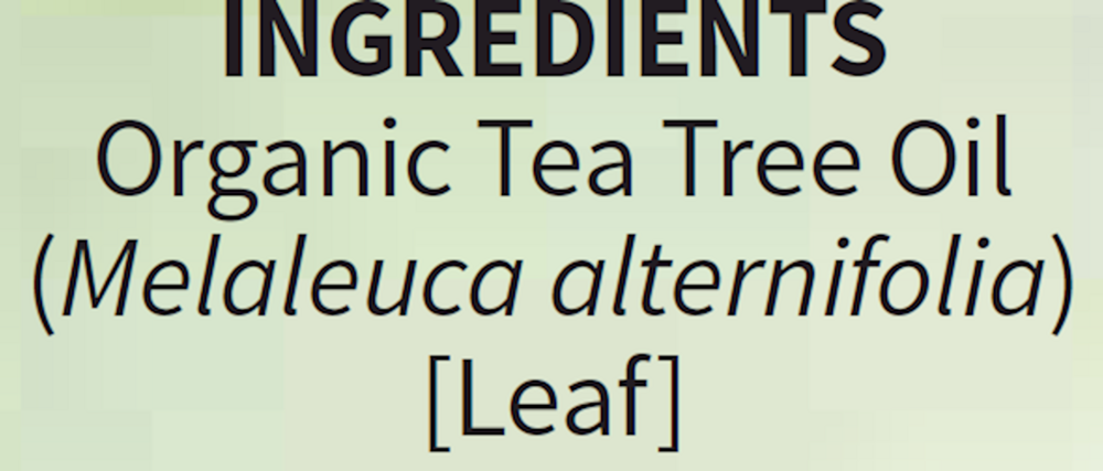 Organic Essential Oil - Tea Tree