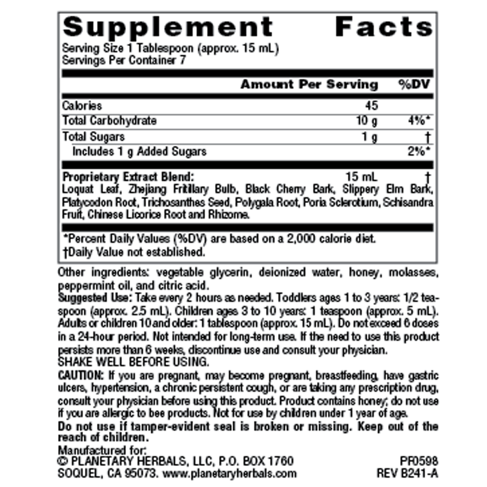 Loquat Respiratory Syrup for Kids