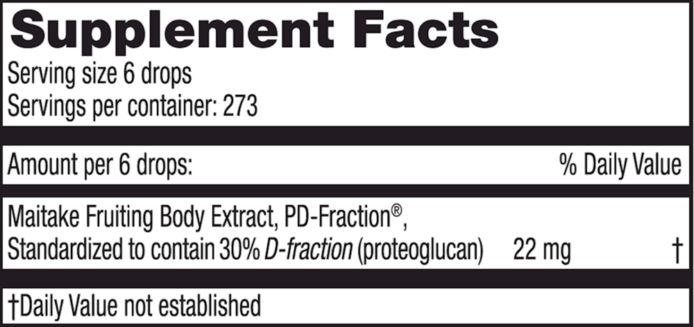 Pro Maitake D-Fraction 4X Liquid