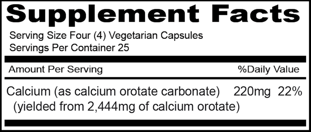 Calcium Orotate 220mg