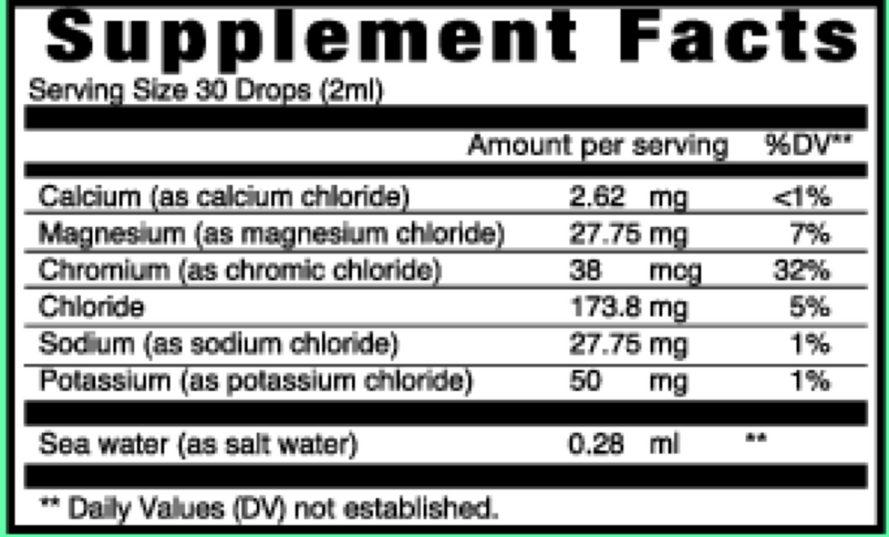 Electrolytes liquid concentrate
