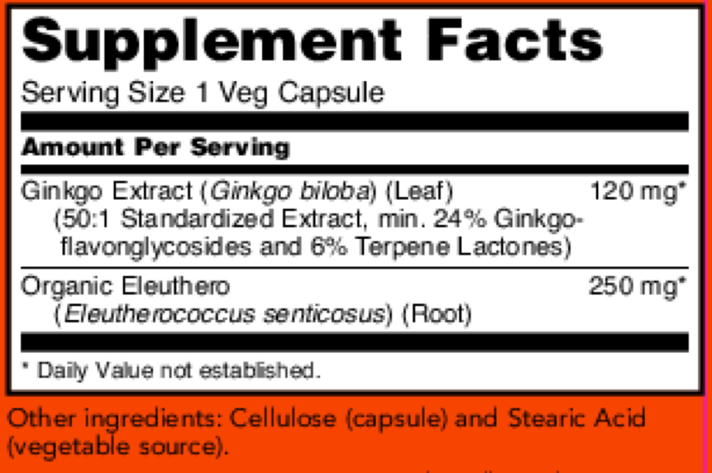 Ginkgo Biloba 120mg