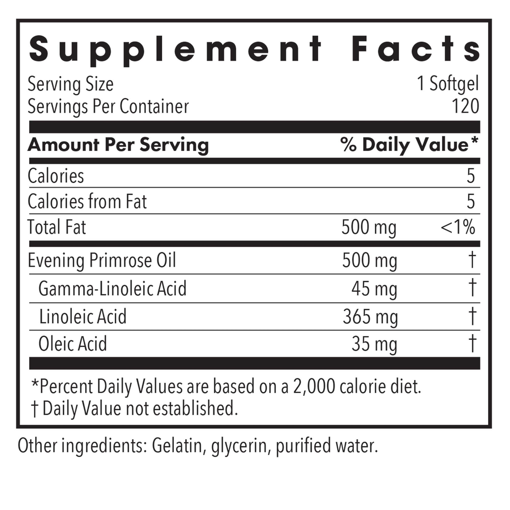 EPO-Evening Primrose Oil