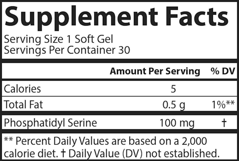 Phosphatidyl Serine 100