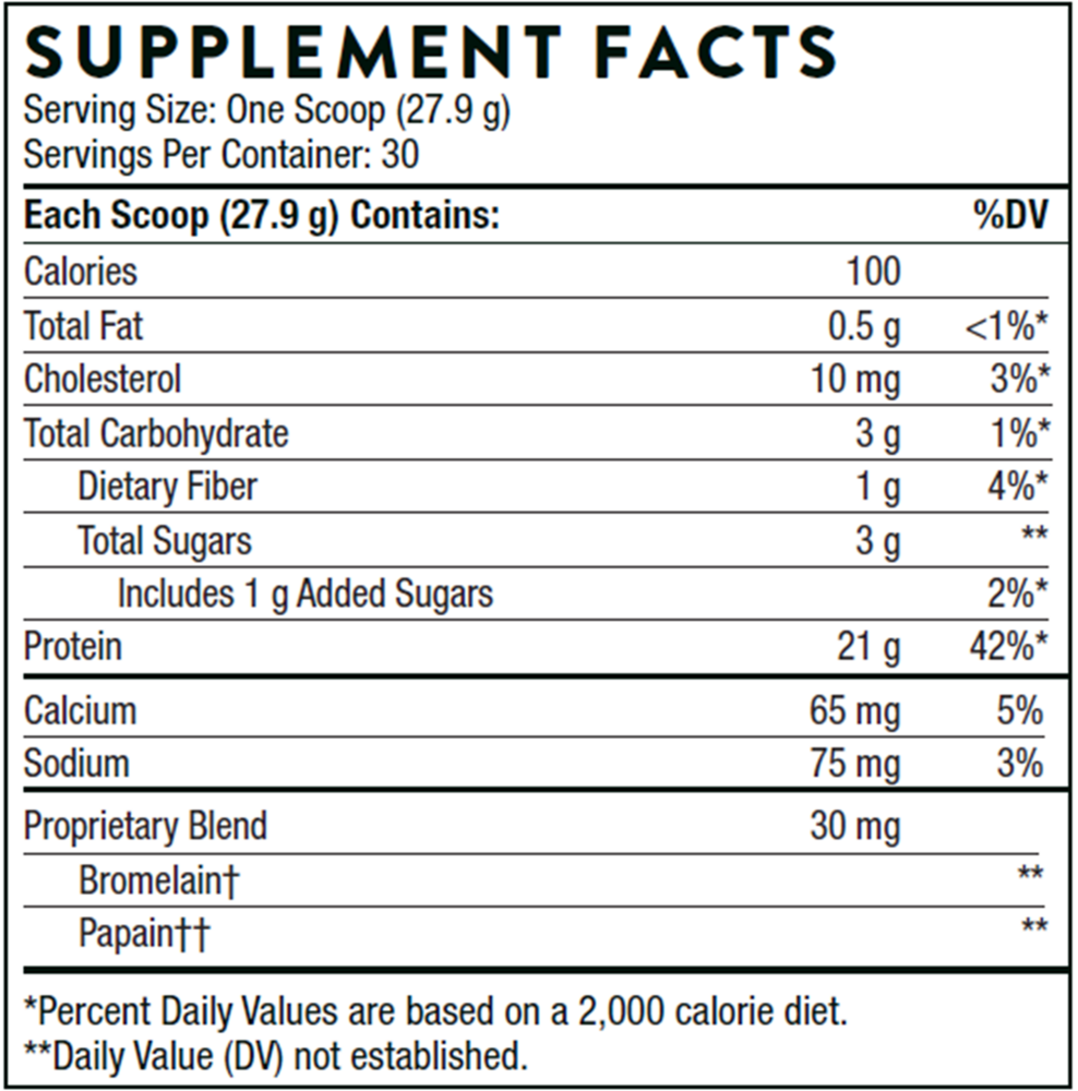 Whey Protein Isolate Van NSF