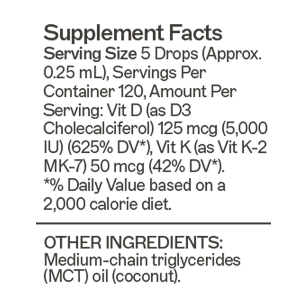 Vitamin D3/K2 Liquid