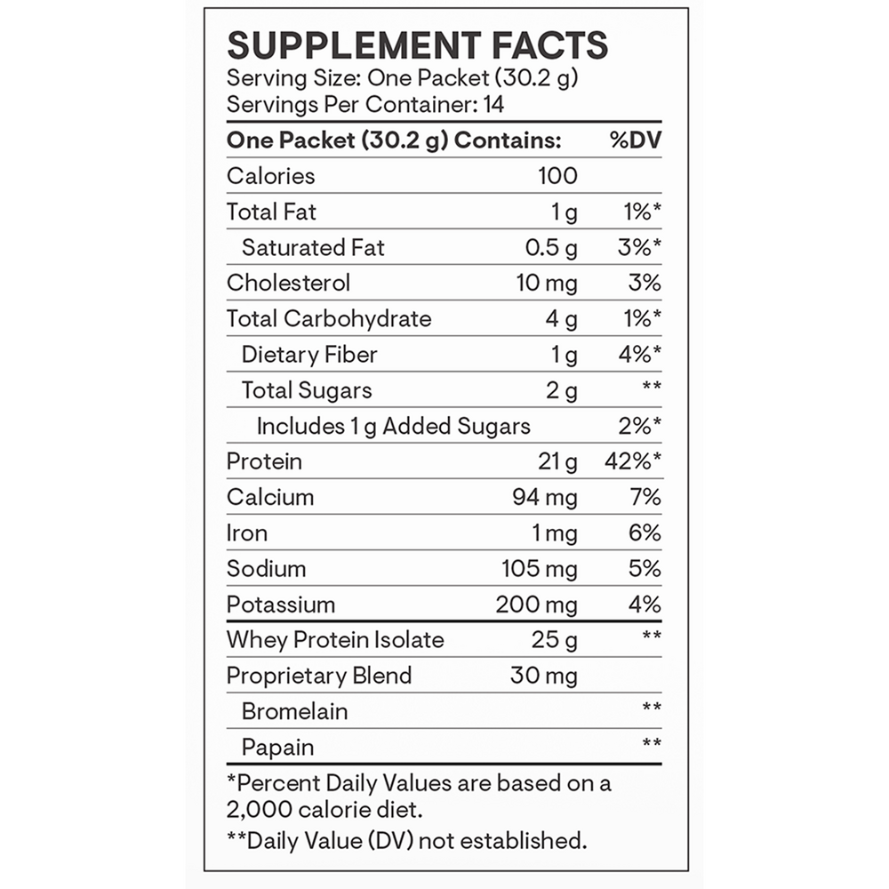 Whey Protein Isolate Chocolate Flavored