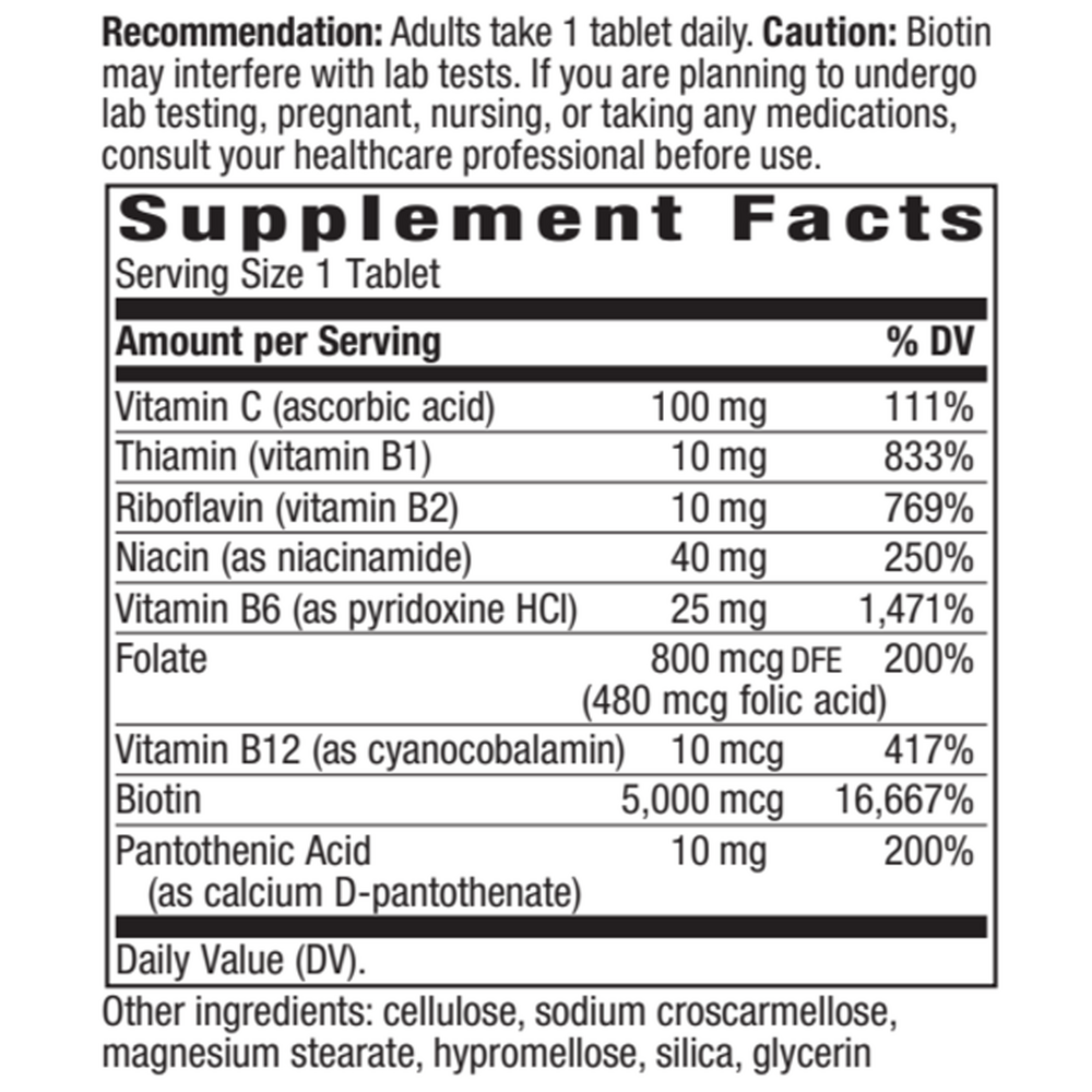 Biotin Forte® 5mg without Zinc