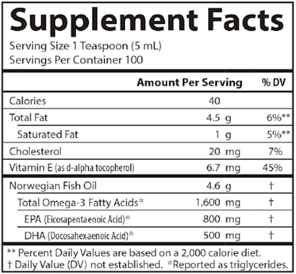 The Very Finest Fish Oil™ Liquid - Orange