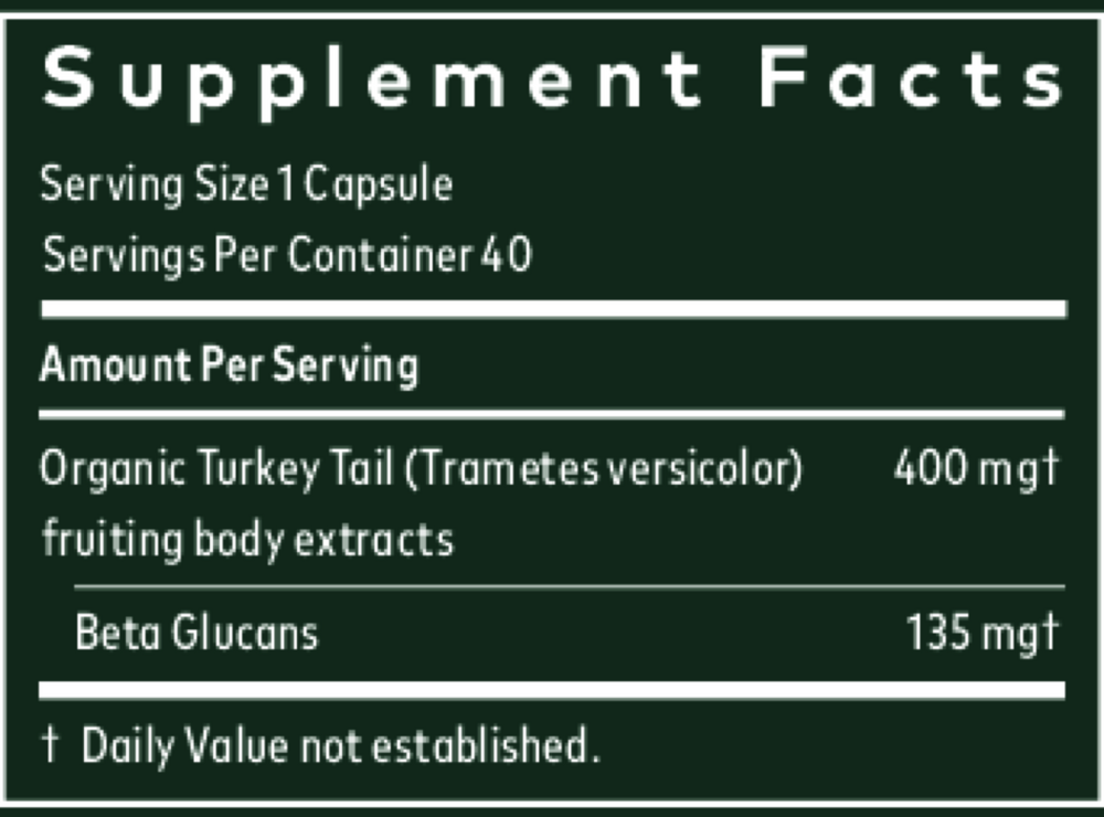 Turkey Tail Mushroom Capsules