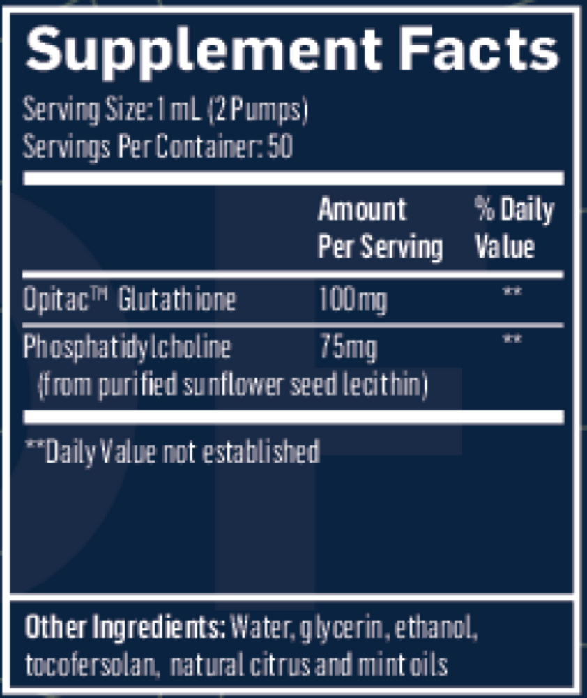 Liposomal Glutathione, Lemon Mint Flavor