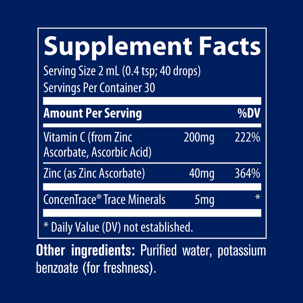 Vitamin C + Ionic Zinc