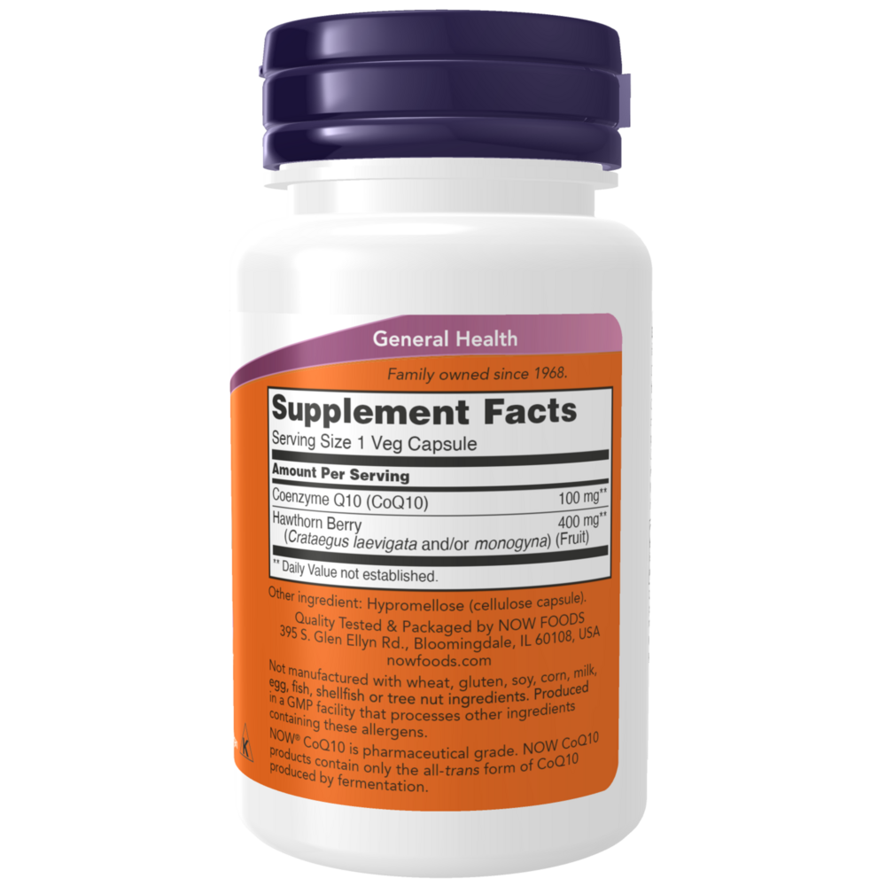 CoQ10 100mg with Hawthorn Berry