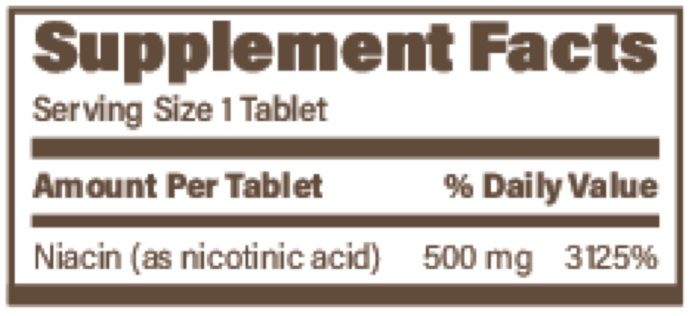 Extended Release ENDUR-ACIN® Wax Matrix Niacin (Nicotinic Acid) 500mg