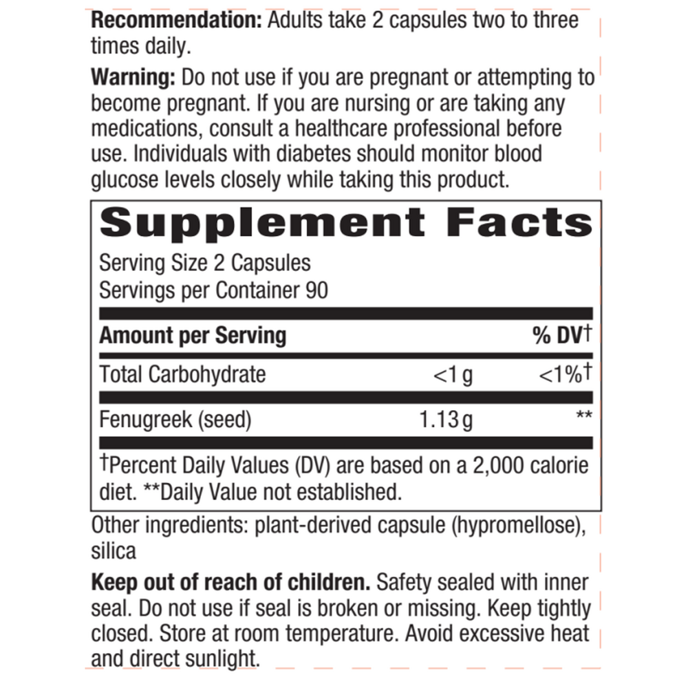 Fenugreek Seed Capsules