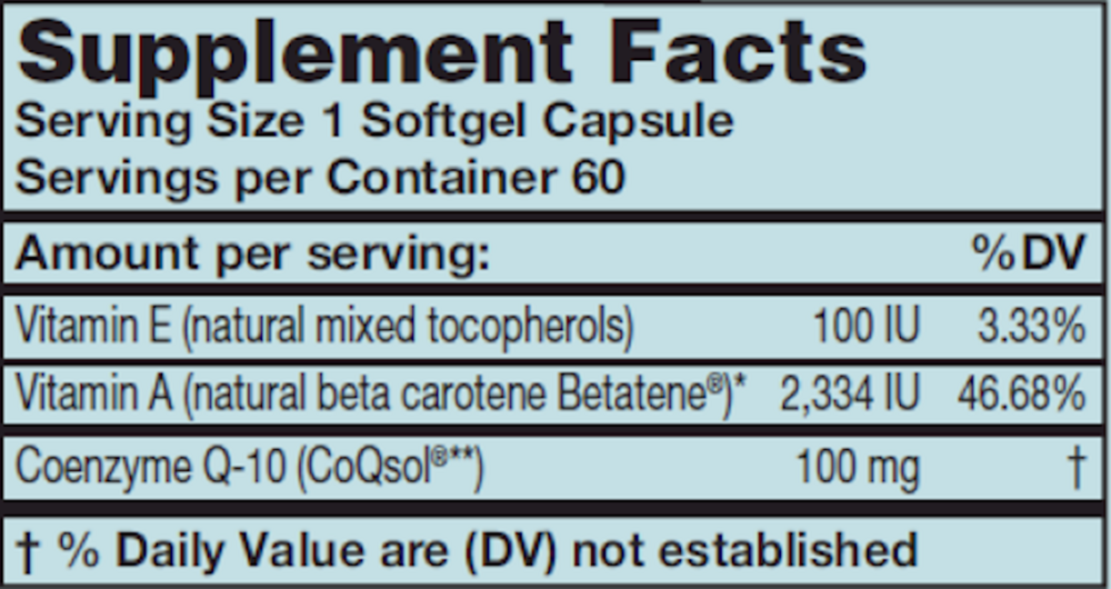 CoQ-10 100mg