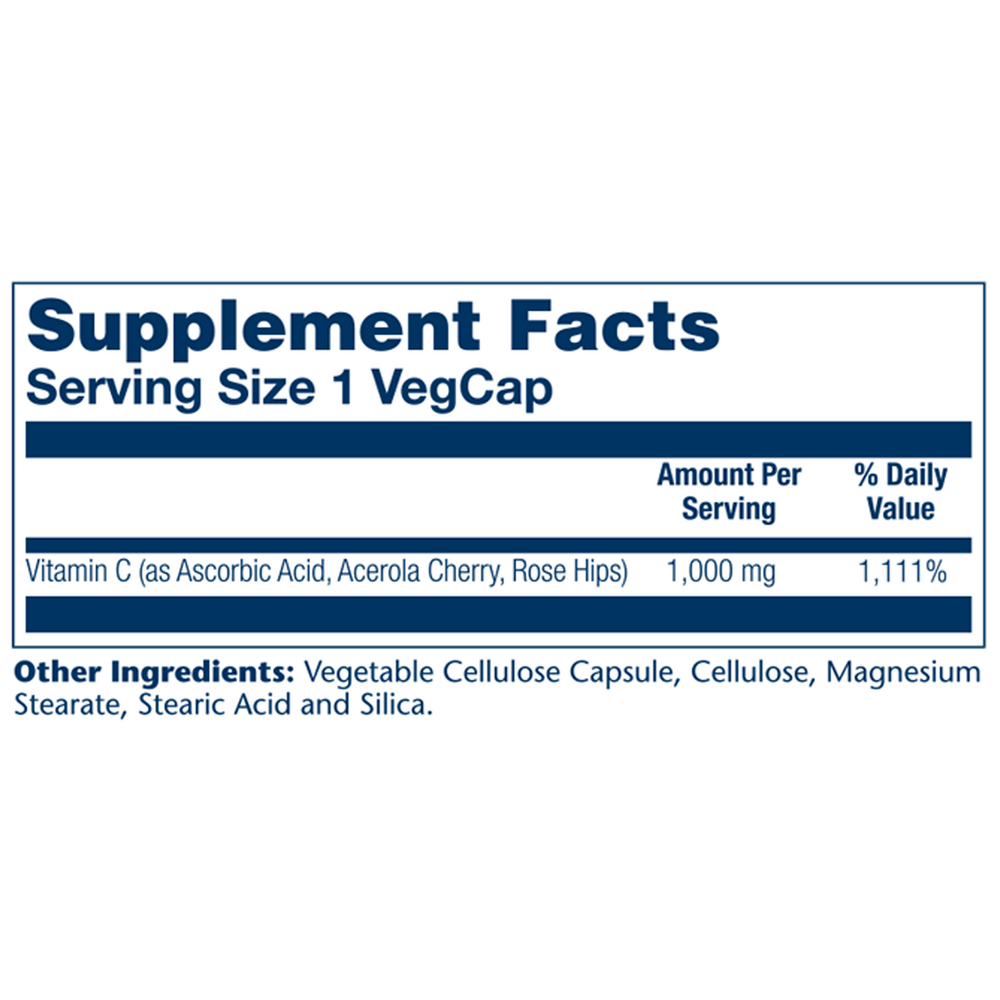 Vitamin C with Rose Hips & Acerola, Two-Stage Timed-Release