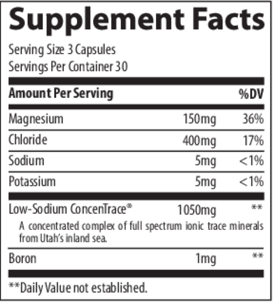 ConcenTrace Trace Mineral Capsules