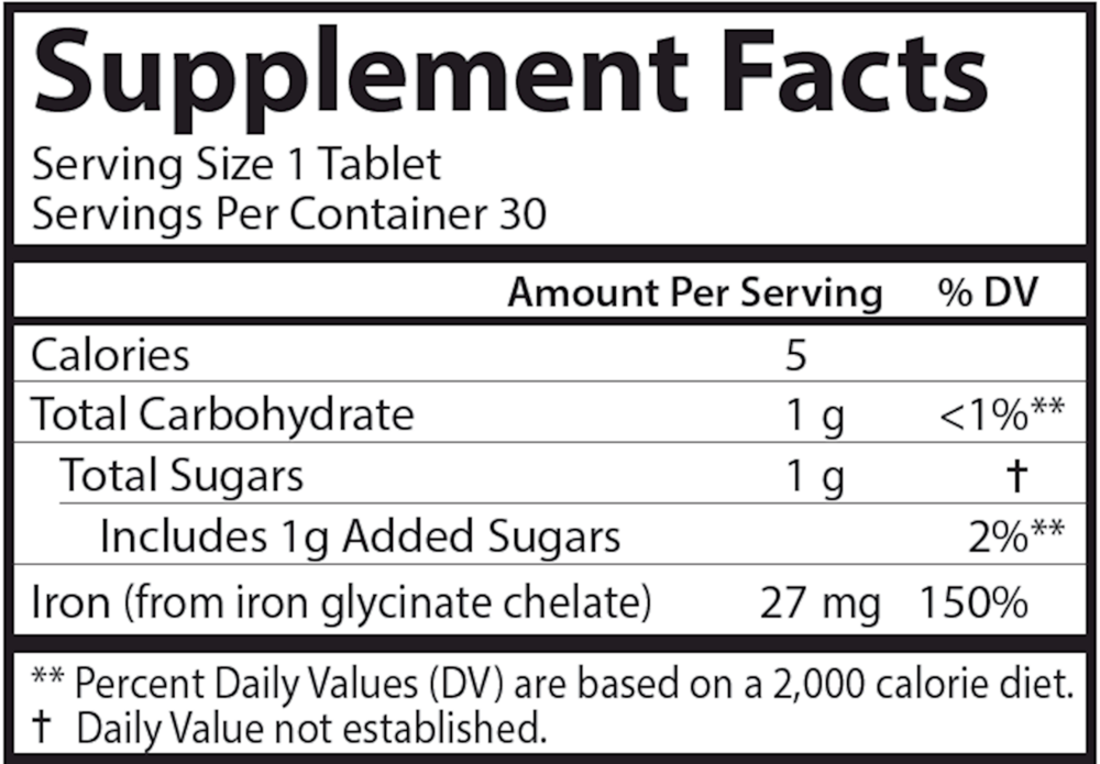 Chewable Iron - Grape