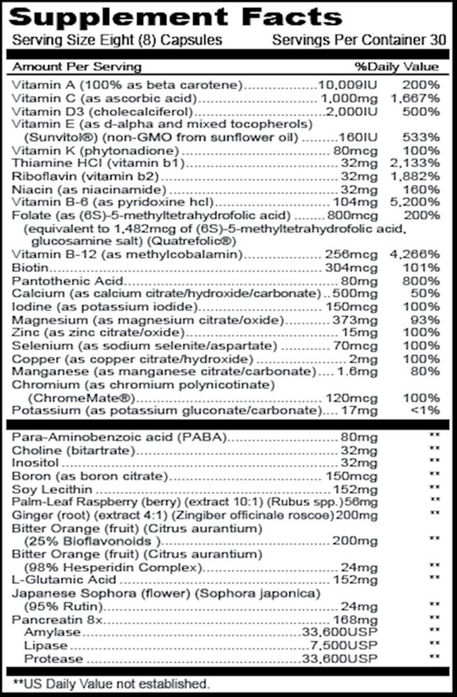 Womens Formula Iron Free