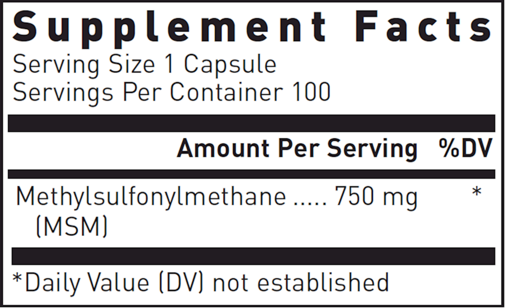 Fundamental Sulfur Capsules (750mg)
