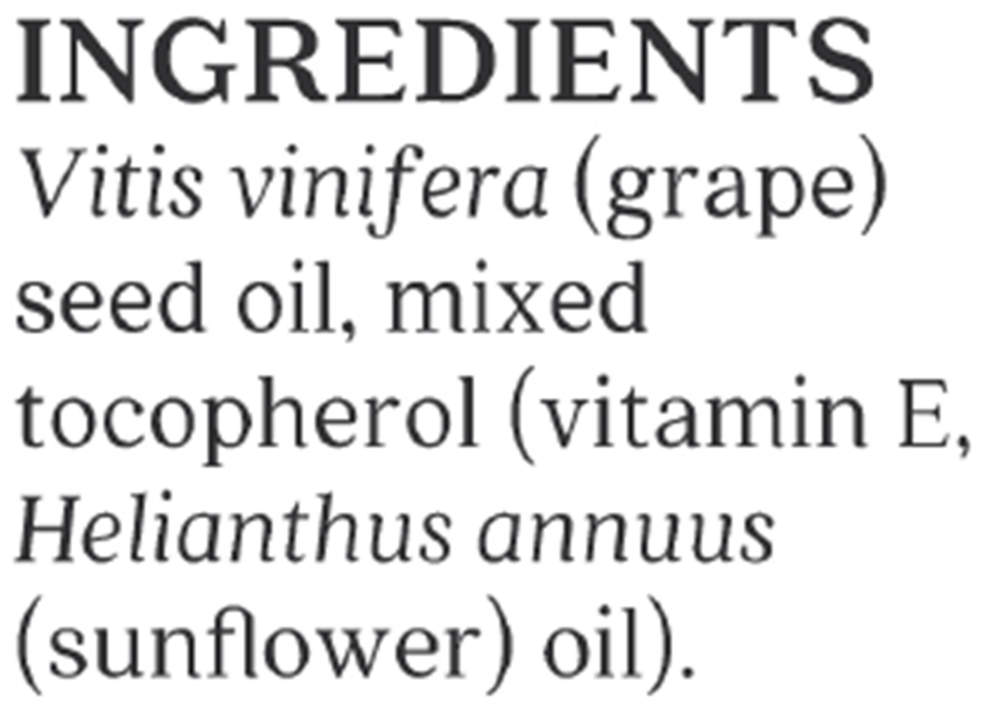 Grapeseed Skin Care Oil