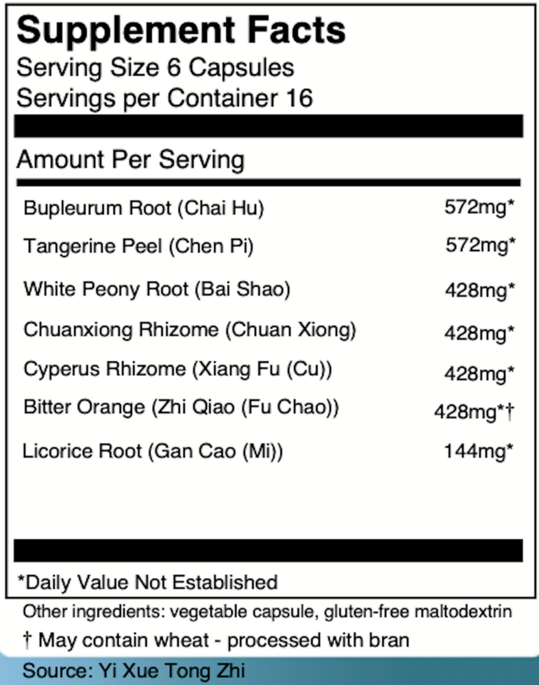 Chai Hu Shu Gan San Capsules - Bupleurum