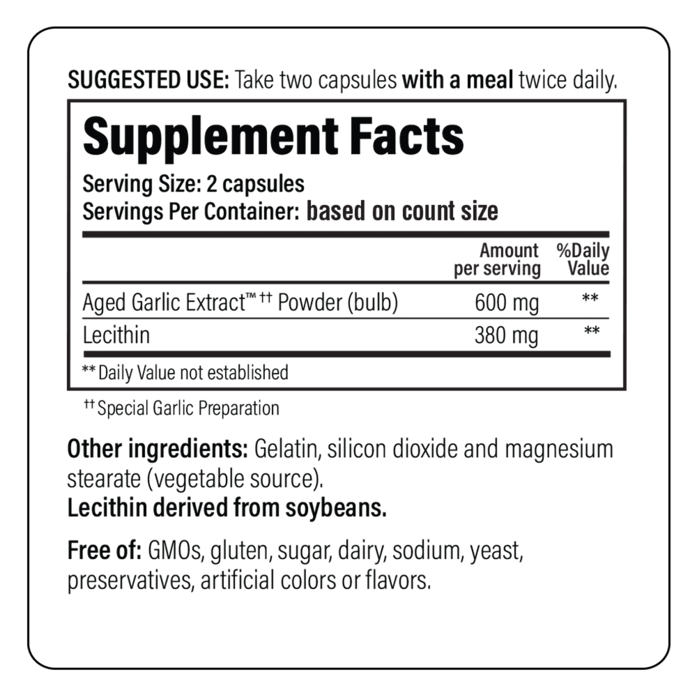 Kyolic Aged Garlic Extract Formula 104 - Cholesterol