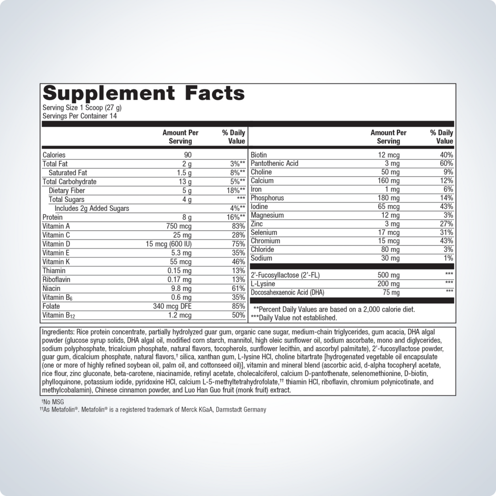 MetaKids™ Nutrition Powder, Vanilla (California Only)