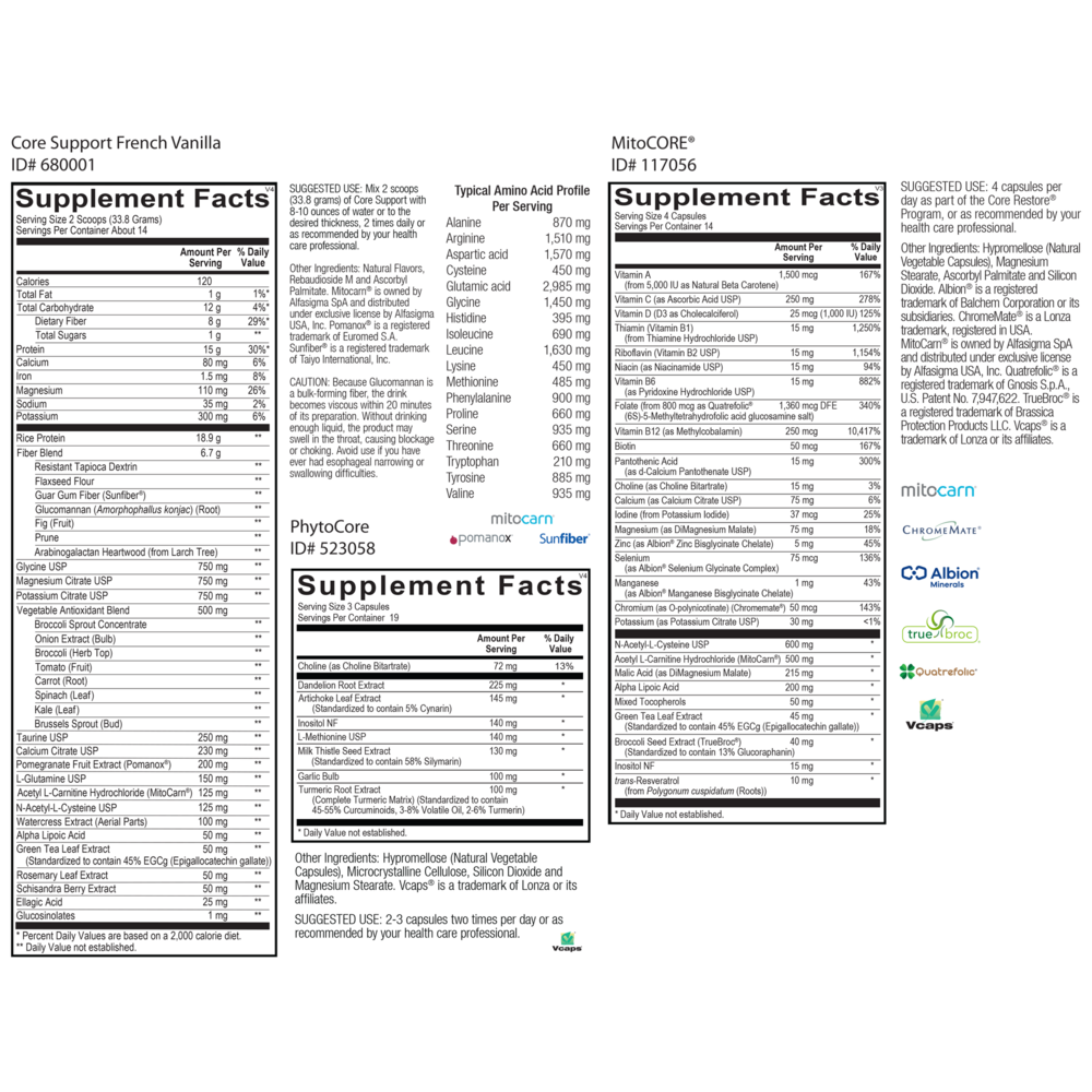 Core Restore - Vanilla 14 Day