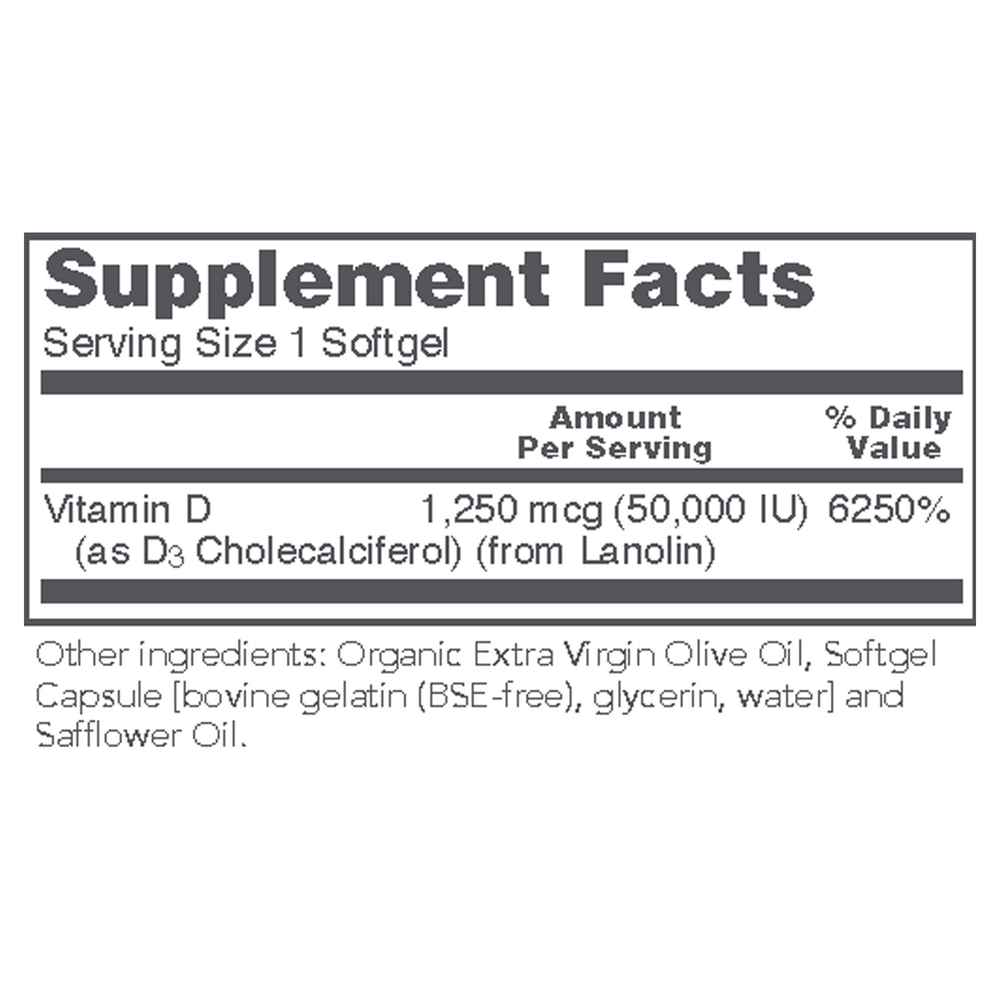 Vitamin D3 50,000 IU