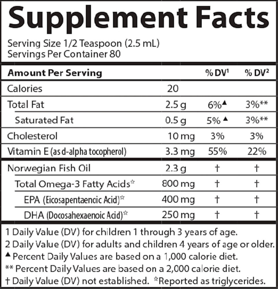 Carlson® for Kids Finest Fish Oil Lemon