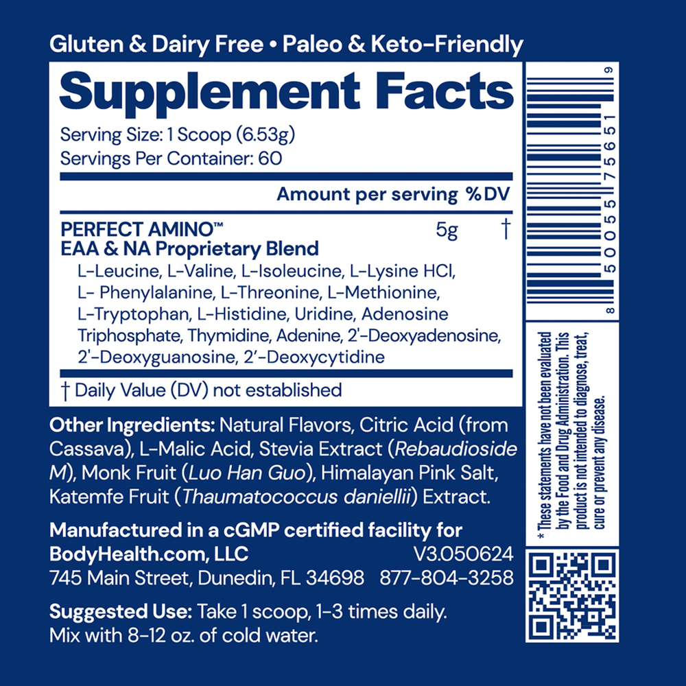 PerfectAmino Powder, Strawberry