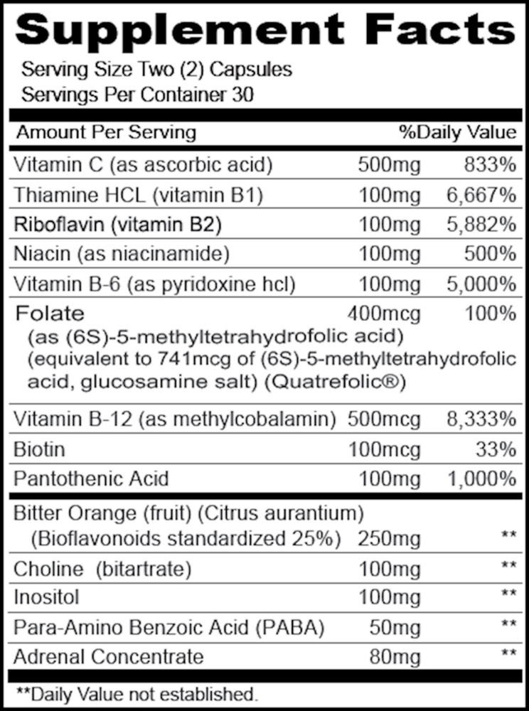 Stress B and C w/Adrenal