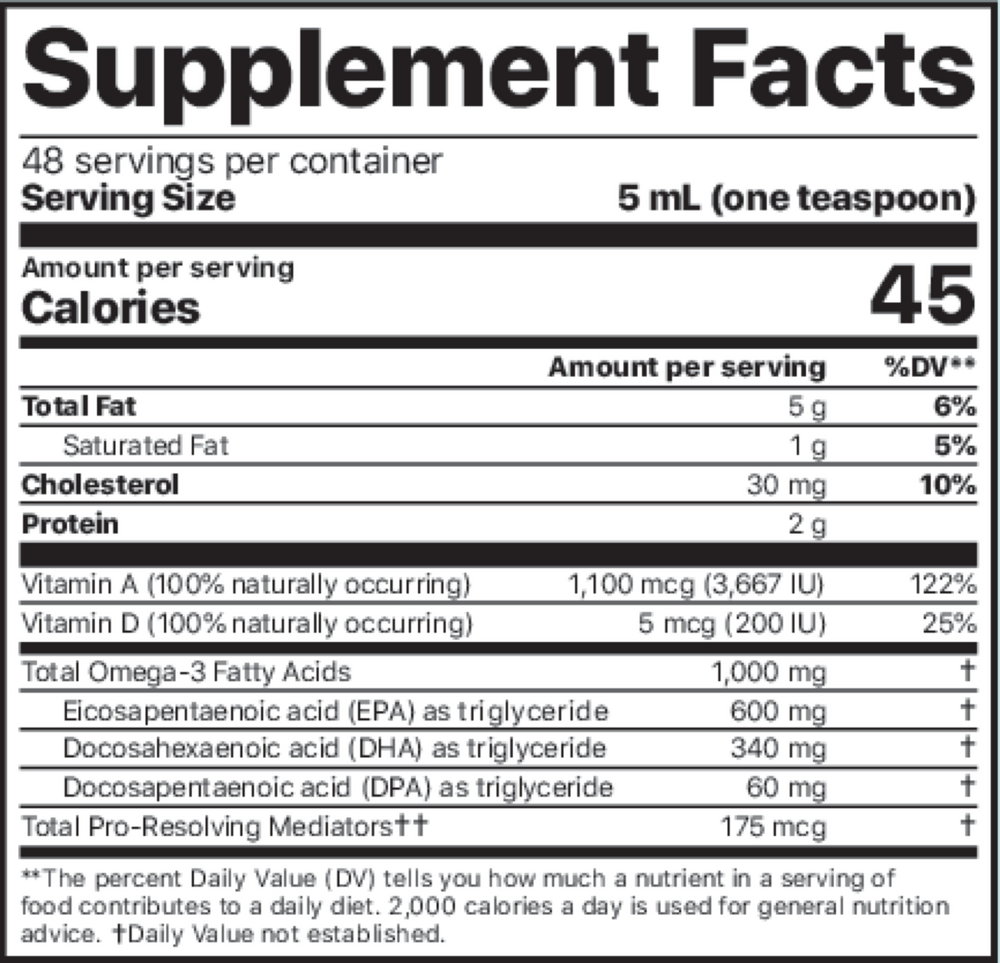 Alaskan Cod Liver Oil - Liquid